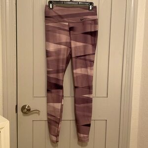 Purple Pattern Nike Dri-Fit Leggings